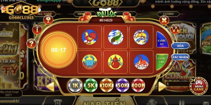 Tìm hiểu thông tin về game bầu cua mini Go88