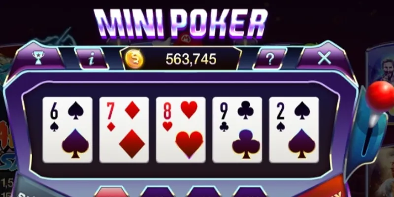 Cách đặt cược trong mini poker