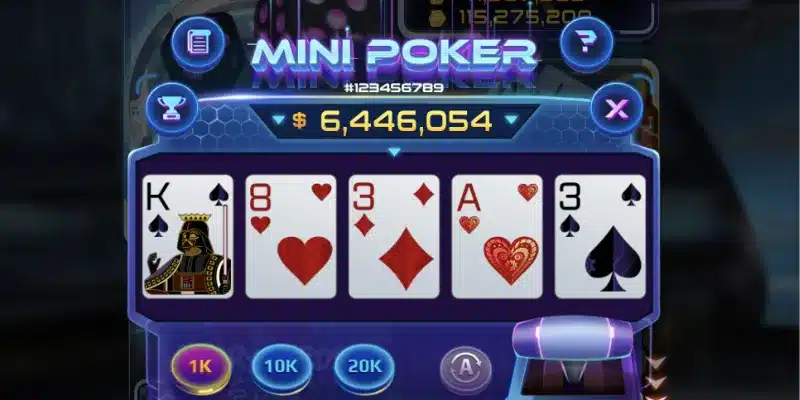 Tìm hiểu luật chơi Mini Poker cơ bản bạn cần biết